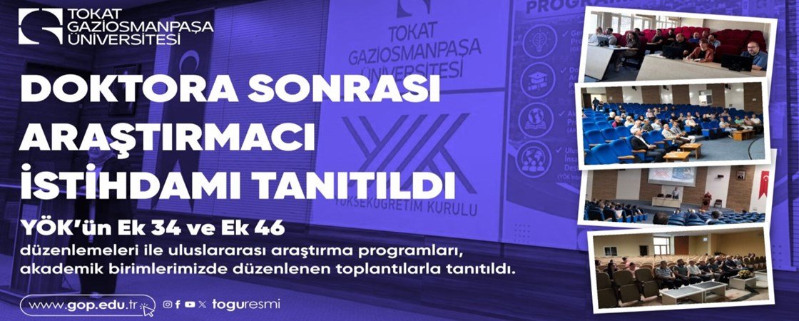 Doktora Sonrası Araştırmacı İstihdamı Tanıtıldı
